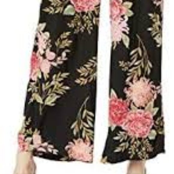 Angie Floral Wide Length Palazzo Pants - Picture 1 of 4